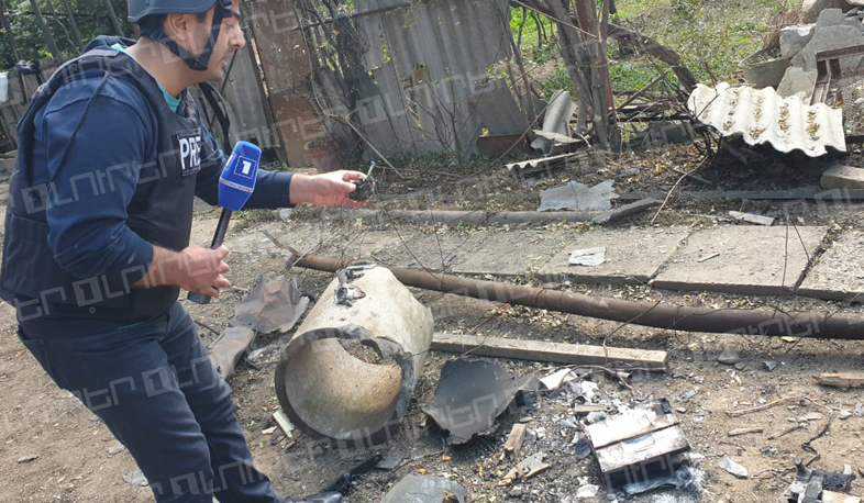 Հակառակորդի հարվածային ԱԹՍ-ն տան բակում սպանել է խաղաղ բնակչի. «Լուրերի» բացառիկ լուսանկարները