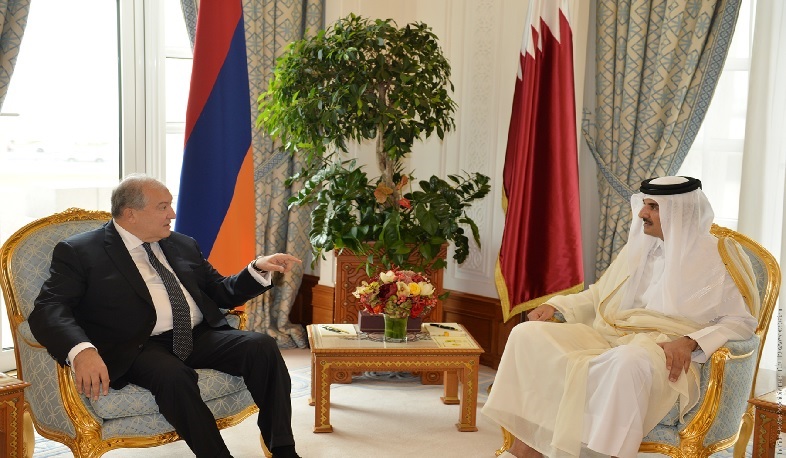 Նախագահը հեռախոսազրույց է ունեցել Կատարի Պետության էմիրի հետ