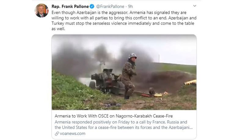 Չնայած ագրեսորը Ադրբեջանն է, Հայաստանը ազդակ է հղել, որ ցանկանում է աշխատել բոլոր կողմերի հետ. Ֆրենկ Փալոն