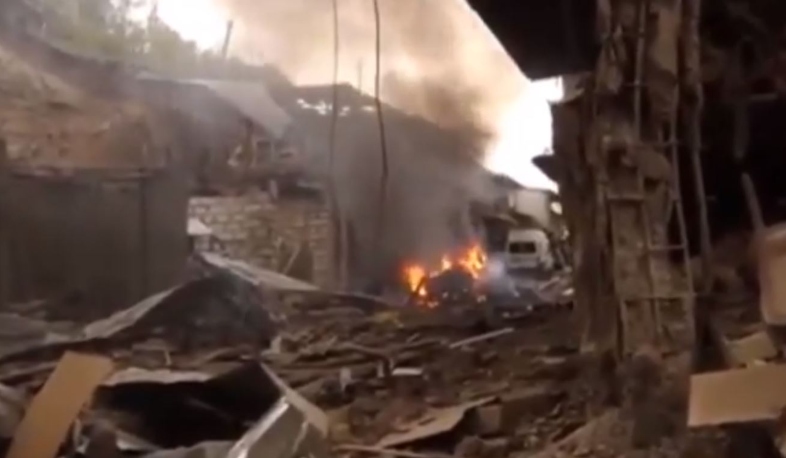 Омбудсмен РА опубликовал видео о разрушениях в Степанакерте