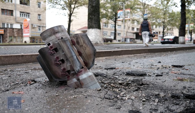 The aftermath of the Azerbaijani shelling in Stepanakert. Photos