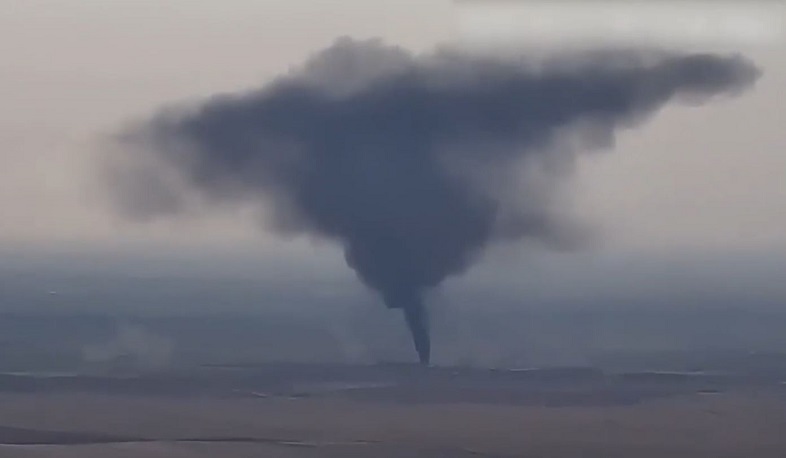 Another large fuel base of the enemy is blown up. Shushan Stepanyan
