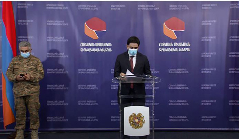 The Press Conference of the Armenian Defense Ministry Representative Artsrun Hovhannisyan and Armenia's Representative to the ECHR Yeghishe Kirakosyan