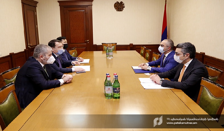 ՊԵԿ Նախագահն ընդունել է ԵՏՀ տնտեսական և ֆինանսական հարցերով կոլեգիայի անդամ Տիմուր Ժակսիլիկովին