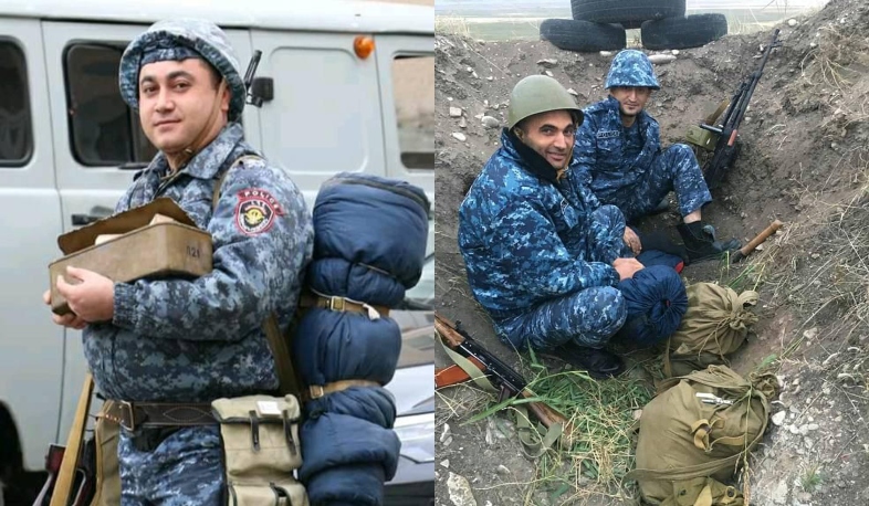Полицейские Арцаха рядом с солдатами. Полиция Арцаха