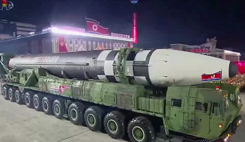 Հյուսիսային Կորեայում զորահանդեսի ժամանակ ցուցադրվել են նոր միջմայրցամաքային բալիստիկ հրթիռներ