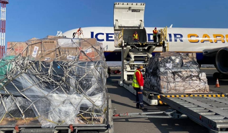 20 tons of aid arrived in Yerevan from Los Angeles