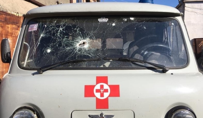 Even during the ceasefire, Azerbaijan targeted an ambulance transporting the wounded. Torosyan's letter to the WTO Director General