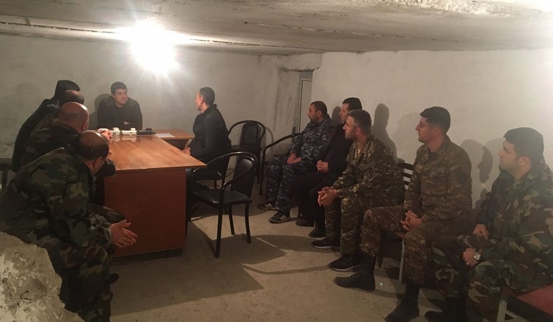 The issue of salvation of our homeland is on the altar. President of Artsakh meets with the volunteer forces