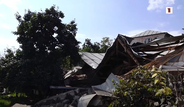 Martouni city of Artsakh under shelling. Video