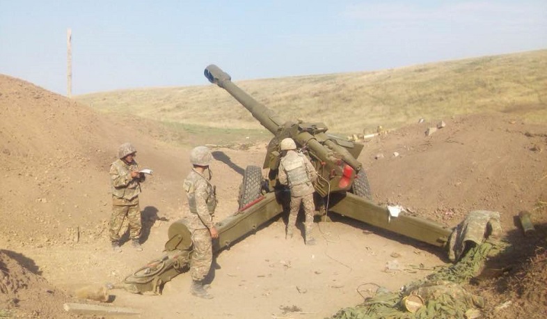 In the morning, the enemy resumed active artillery fire. Stepanyan