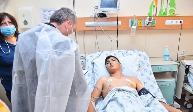 ЮНИСЕФ о 14-летнем раненом мальчике