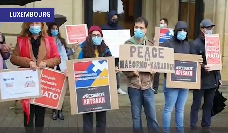 Սփյուռքը ամուր կանգնած է Հայաստանի և Արցախի թիկունքին. Լյուքսեմբուրգի հայ համայնքը ցույցեր է անցկացրել