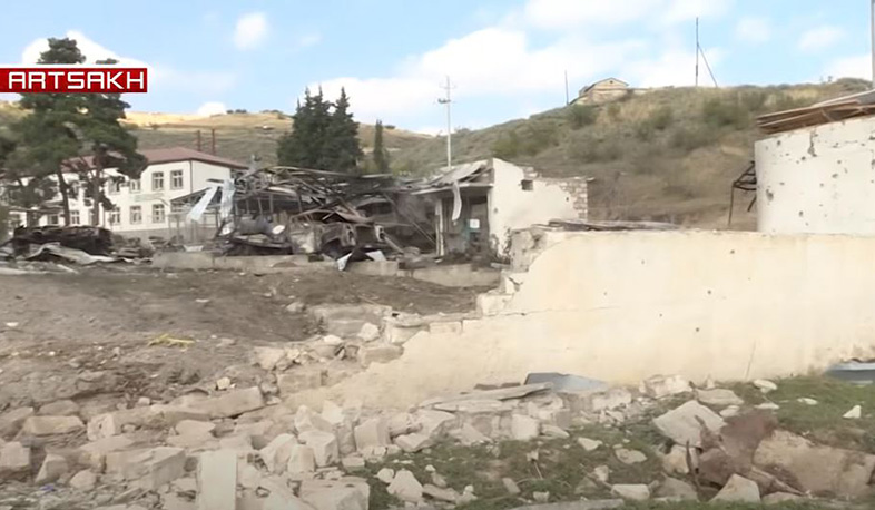 Azerbaijan continues shelling the settlements of Artsakh. Video from Martakert