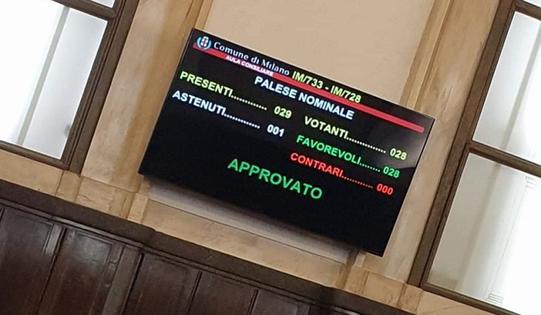 Իտալիայի Միլան քաղաքն ընդունել է Արցախի անկախությունը