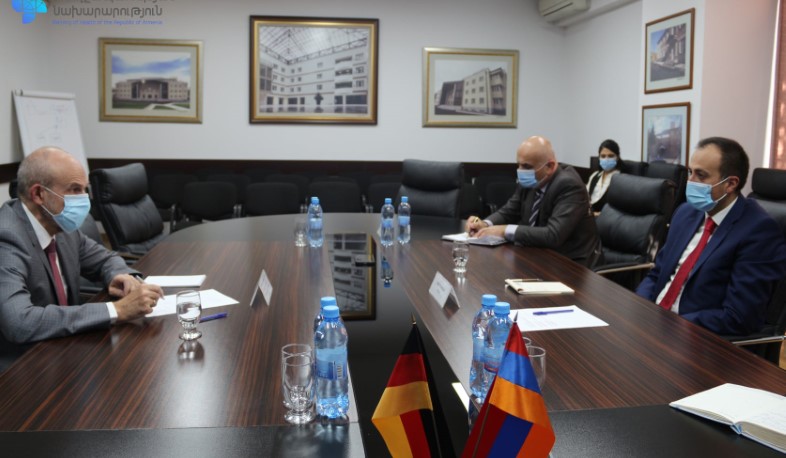 Արսեն Թորոսյանը հանդիպել է Հայաստանում Գերմանիայի դեսպանին