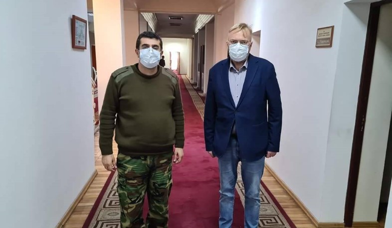 Президент Арцаха Араик Арутюнян принял Виталия Милонова