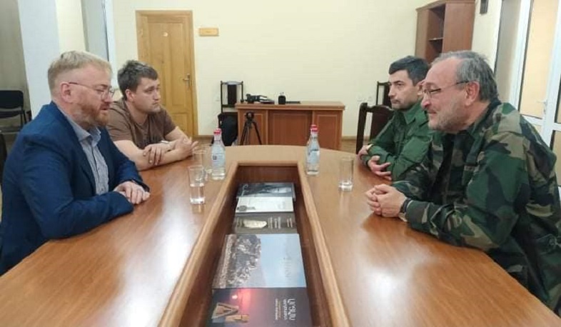 Արցախի ԱԺ նախագահն ընդունել է ՌԴ Պետդումայի պատգամավոր Միլոնովին