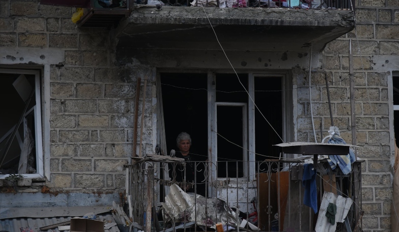 Shosh village in Karabakh under heavy shelling