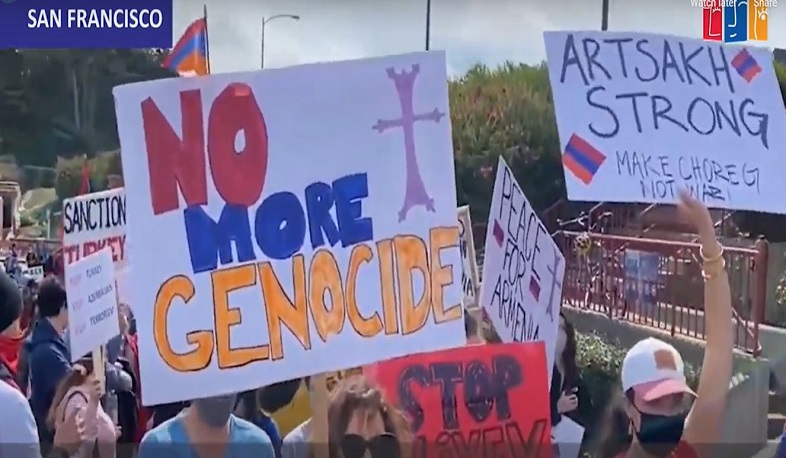 Սան Ֆրանցիսկոյի ծովածոցի հայ համայնքը Հայաստանի ու Արցախի կողքին է. բողոքի ցույցերը շարունակվում են