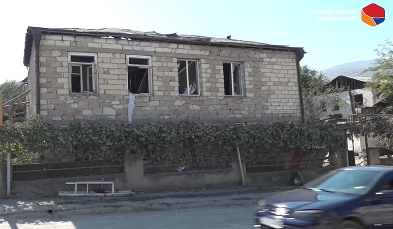 Дом Светланы Багдасарян пострадал в результате ракетного обстрела 17 октября