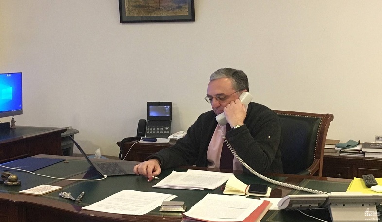 Mnatsakanyan briefed the Foreign Minister of Estonia on the situation in Karabakh