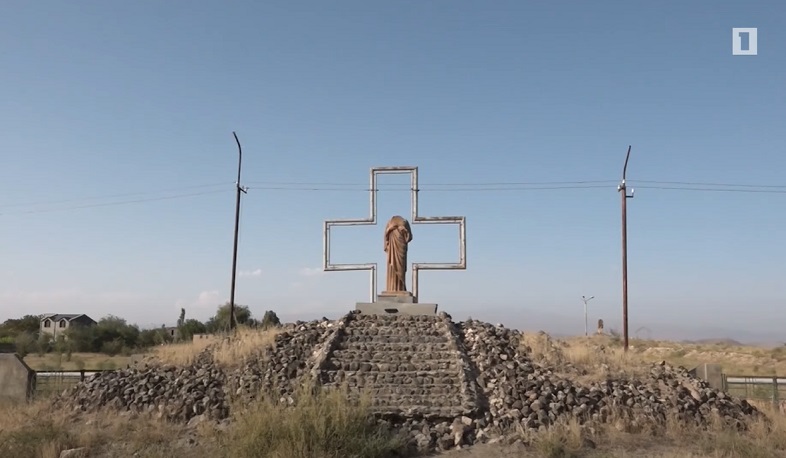 Հիսուս փրկչի կոտրված արձանը վերականգնվել է