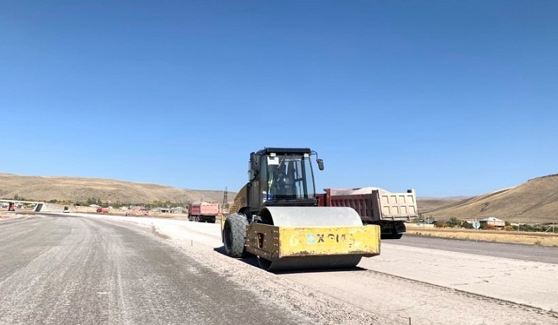 Հյուսիս-հարավի Թալին-Գյումրի ճանապարհահատվածի շինարարությունը շարունակվում է