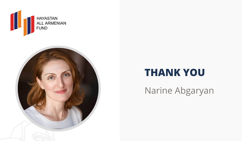 Նարինե Աբգարյանը «Մենք ենք, մեր սահմանները» համահայկական շարժմանն է նվիրաբերել իր նոր գրքի հեղինակային ավանսը