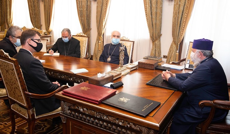Католикос Всех армян принял Посла Королевства Нидерландов