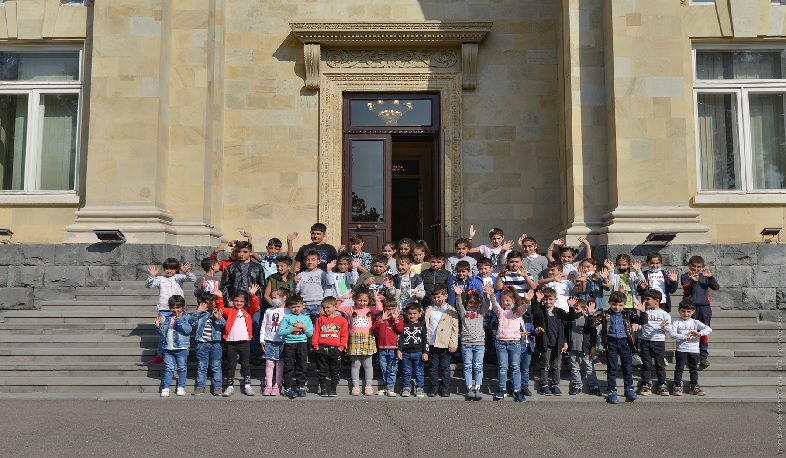 The children of Artsakh were hosted at the presidential residence
