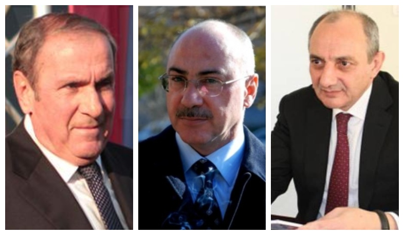 Levon Ter-Petrosyan met with Arkady Ghukasyan and Bako Sahakyan