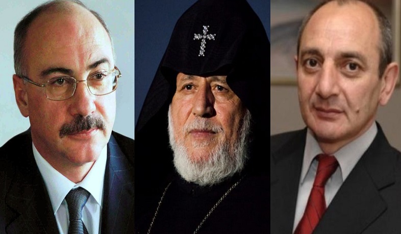 Ամենայն Հայոց Կաթողիկոսն ընդունել է ԱՀ նախկին նախագահներին