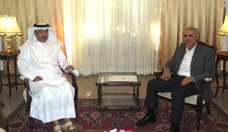 ԻԻՀ-ում Կատարի դեսպանի հետ քննարկել են հակամարտության կարգավորմանն առնչվող հարցեր