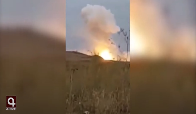 Уничтожение бронетехники противника. АО Арцаха