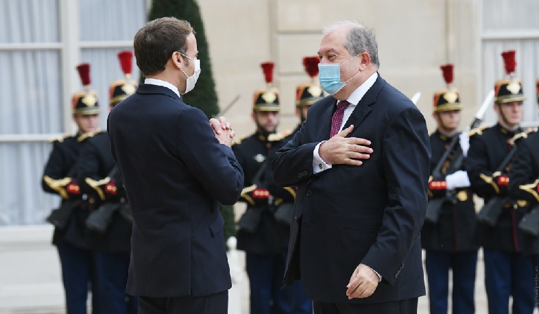Հայաստանի և Ֆրանսիայի նախագահները մտահոգություն են հայտնել Արցախյան հակամարտության շուրջ ստեղծված իրավիճակի կապակցությամբ