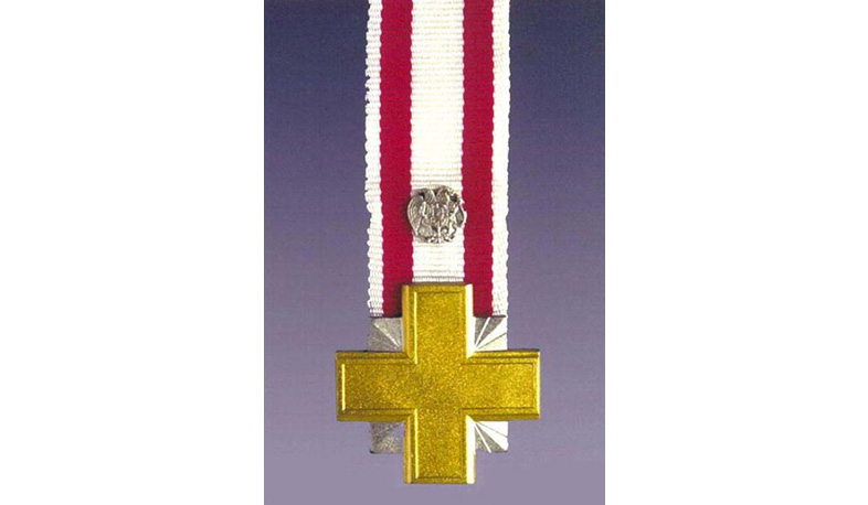 A group of servicemen were presnted to be awarded the Order of the 