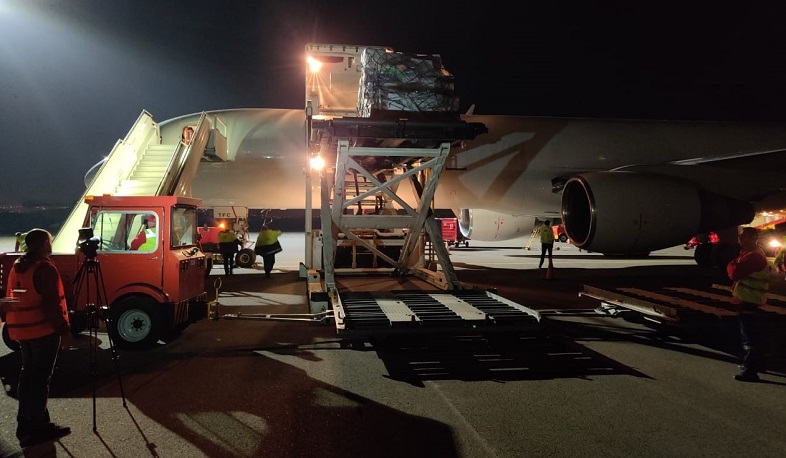 With the efforts of Armenians of France and Germany, another humanitarian cargo arrived in Armenia