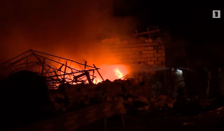 Stepanakert under airstrike again. 23.10.20