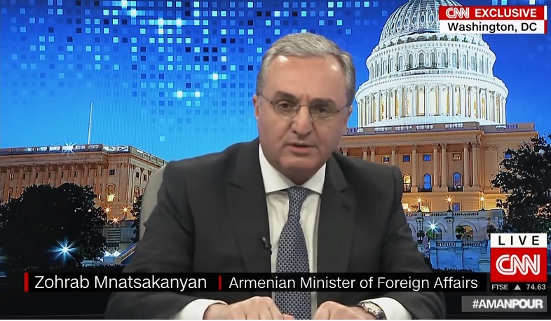 Արցախի հարցը մարդկանց կյանքի հարցն է. Մնացականյանը՝ CNN-ին