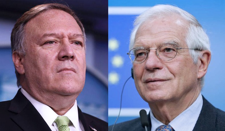 Pompeo and Borrell called for an end to violence in the Nagorno-Karabakh conflict zone