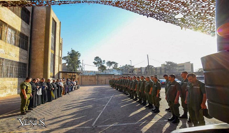 Визит к группе из Армении, осуществляющую гуманитарную миссию в Алеппо