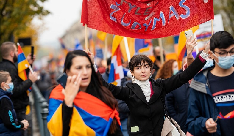 Armenian community of Lithuania expresses its support to Artsakh and the Armenian people