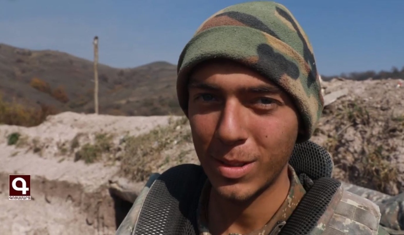 На передовой. Видеоматериал