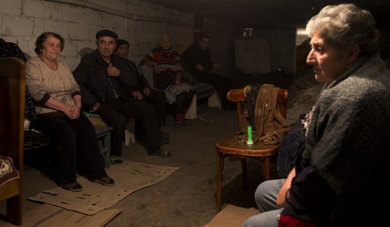 Artsakh Ombudsman visited the citizens living in shelters in Shushi and Stepanakert