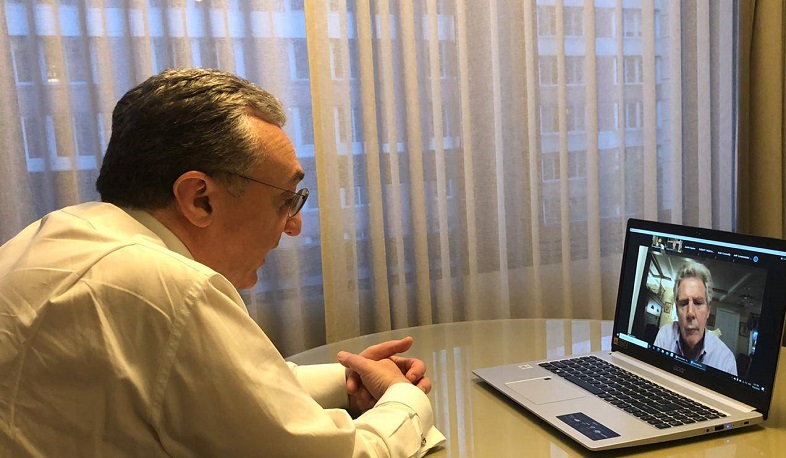 Zohrab Mnatsakanyan had a remote meeting with Frank Pallone, Jackie Speier and Adam Schiff