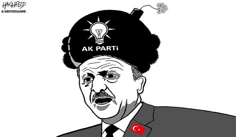 В Нидерландах Эрдогана назвали террористом и опубликовали карикатуру