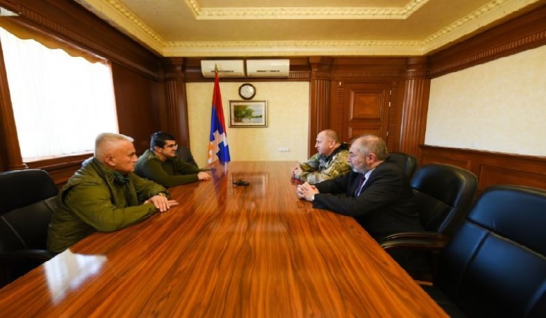 Արցախի նախագահը ընդունել է Ղրիմի կամավորականների միության ղեկավարին