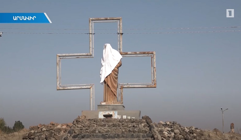 Անհայտ չարագործները դարձյալ կոտրել են Հիսուսի արձանը