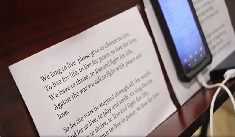 Красивая и сильная песня в исполнении детей Арцаха. Омбудсмен Арцаха опубликовал видео